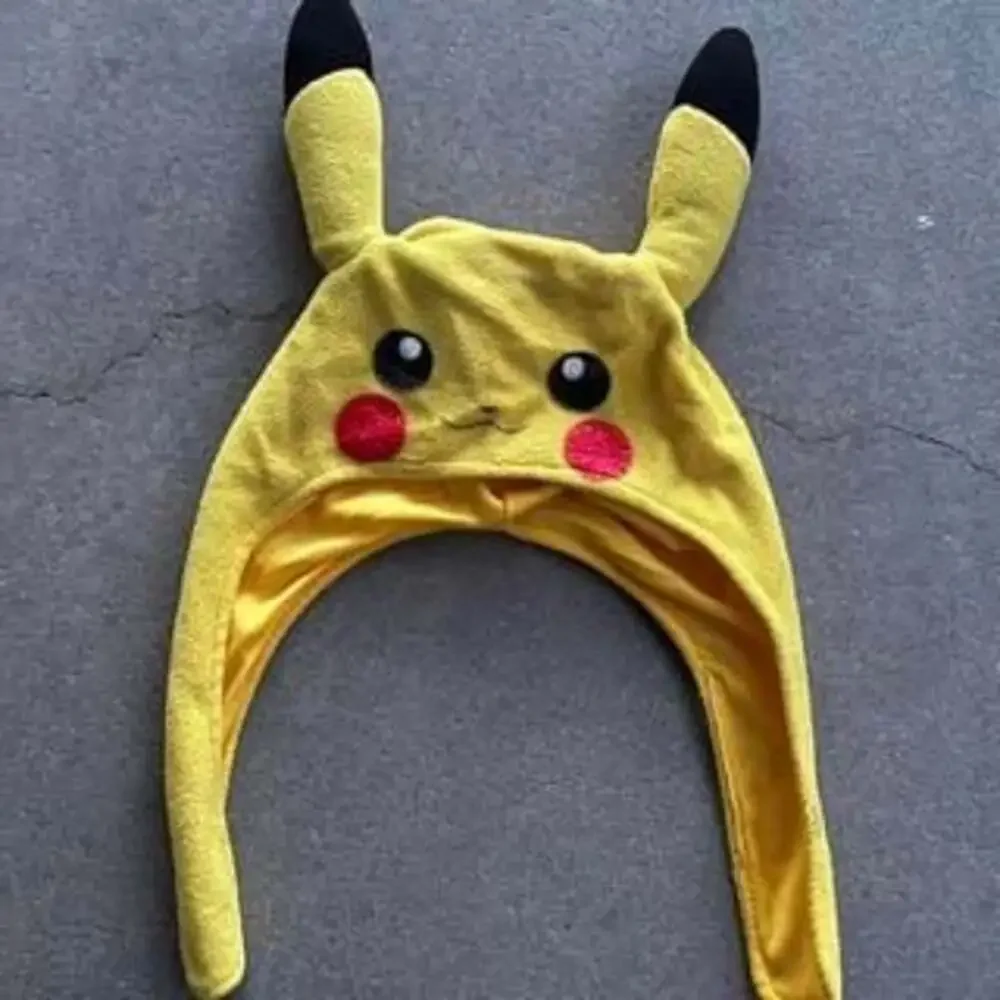 Official Pokémon Pikachu Beanie Hat Plush Costume Accessory